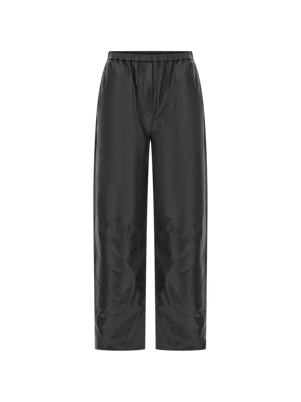 Antonelli elasticated-waist leather trousers Zwart