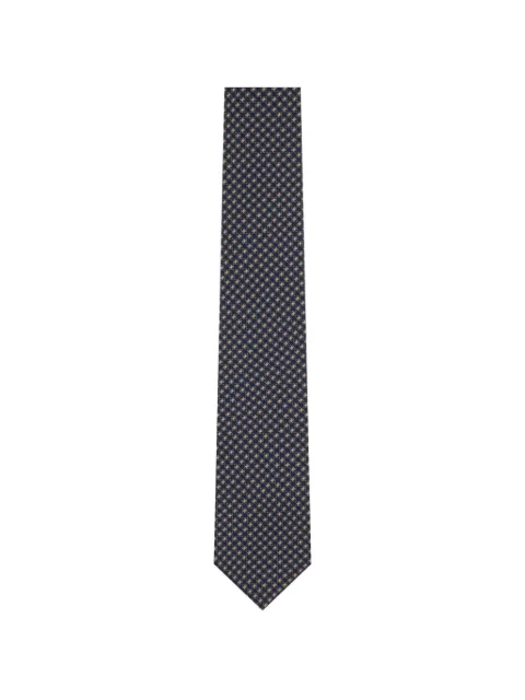 Corneliani houndstooth-pattern tie