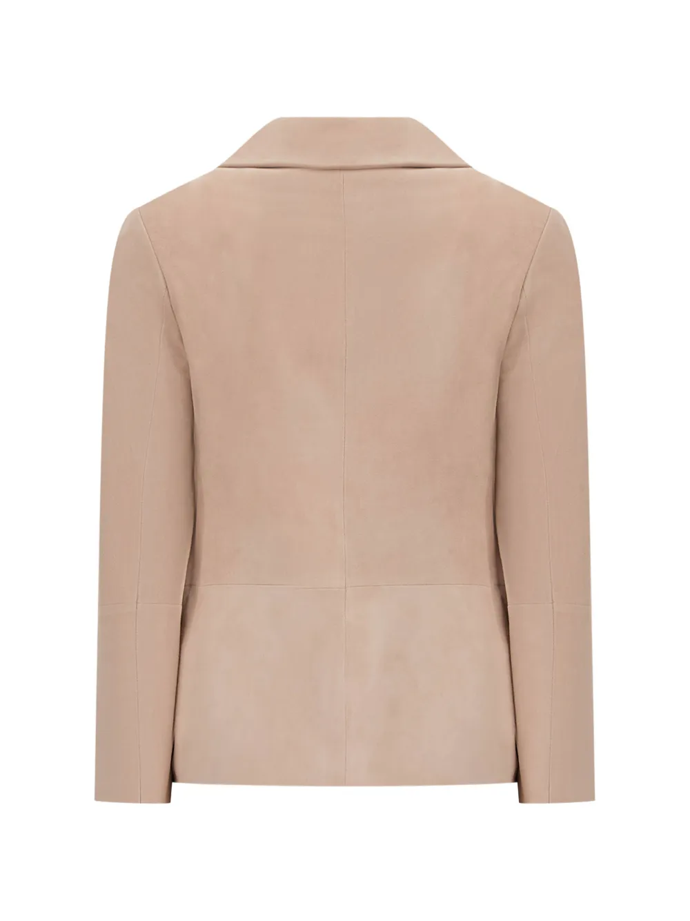 Antonelli suede single-breasted jacket Beige