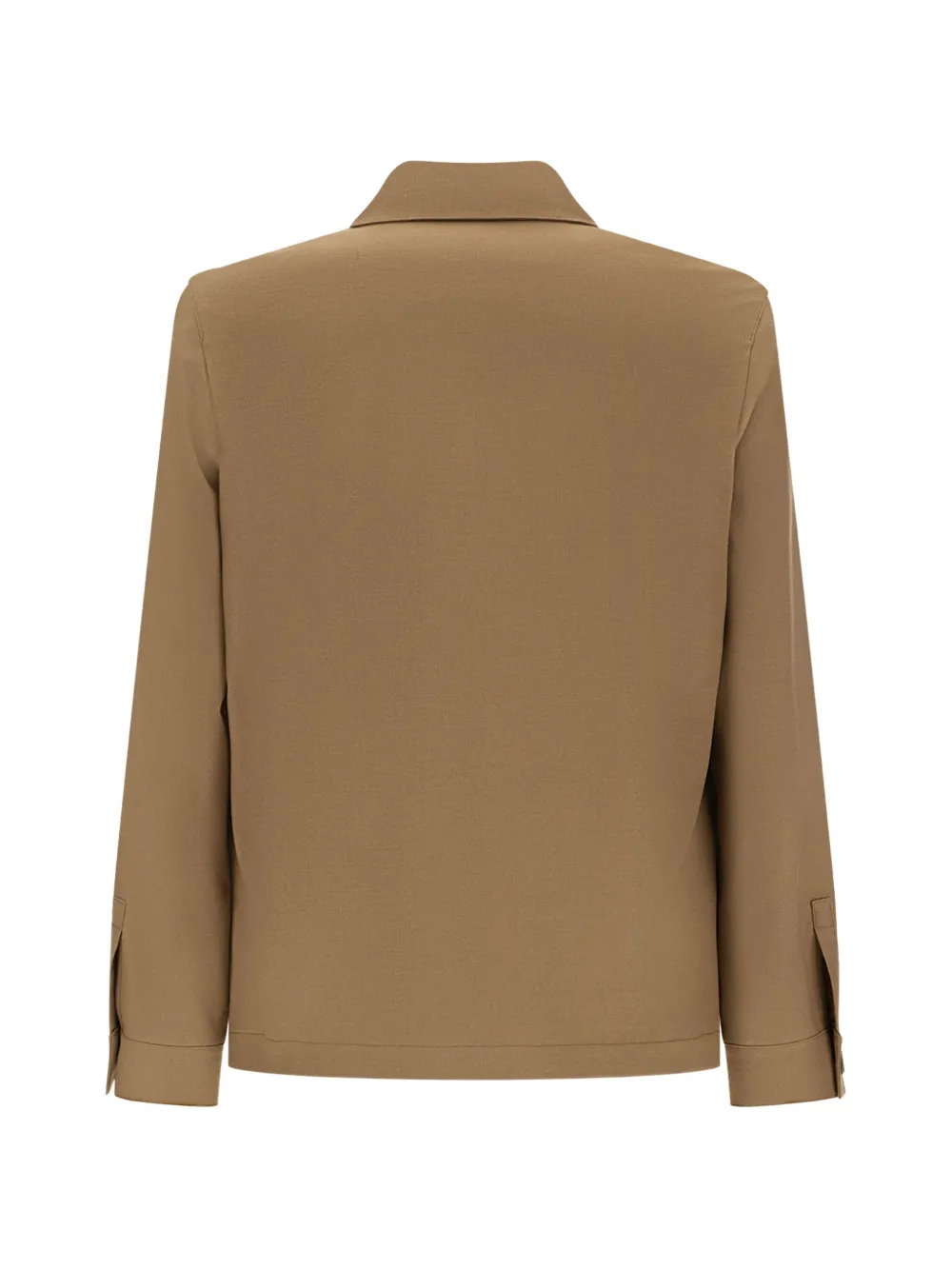 Corneliani flap-pocket button-up shirt jacket Bruin