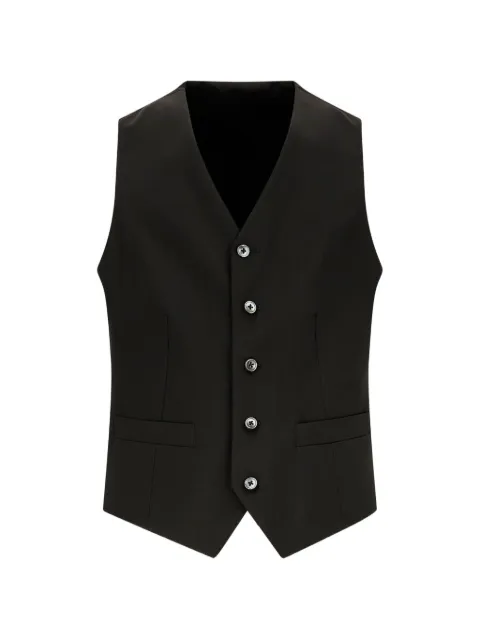 Corneliani rear-strap button-up waistcoat