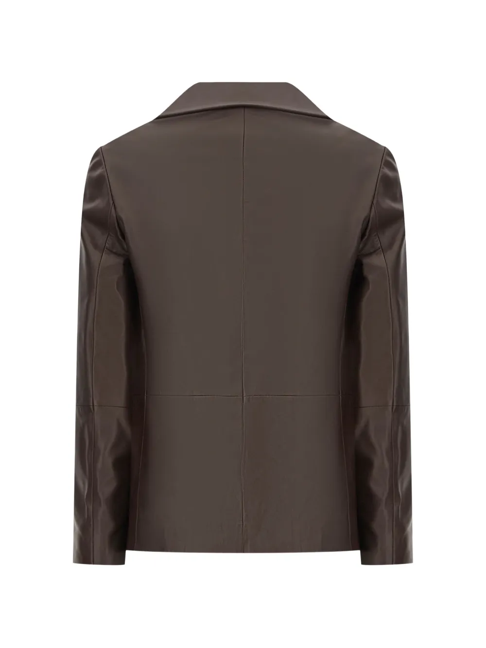 Antonelli notched-lapels leather jacket Bruin