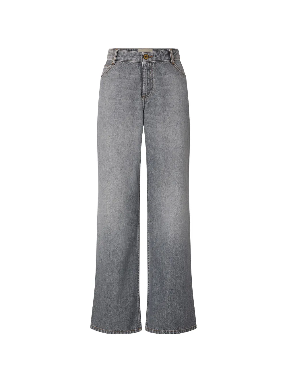 Sessùn Vega washed-effect straight-leg jeans - Grau