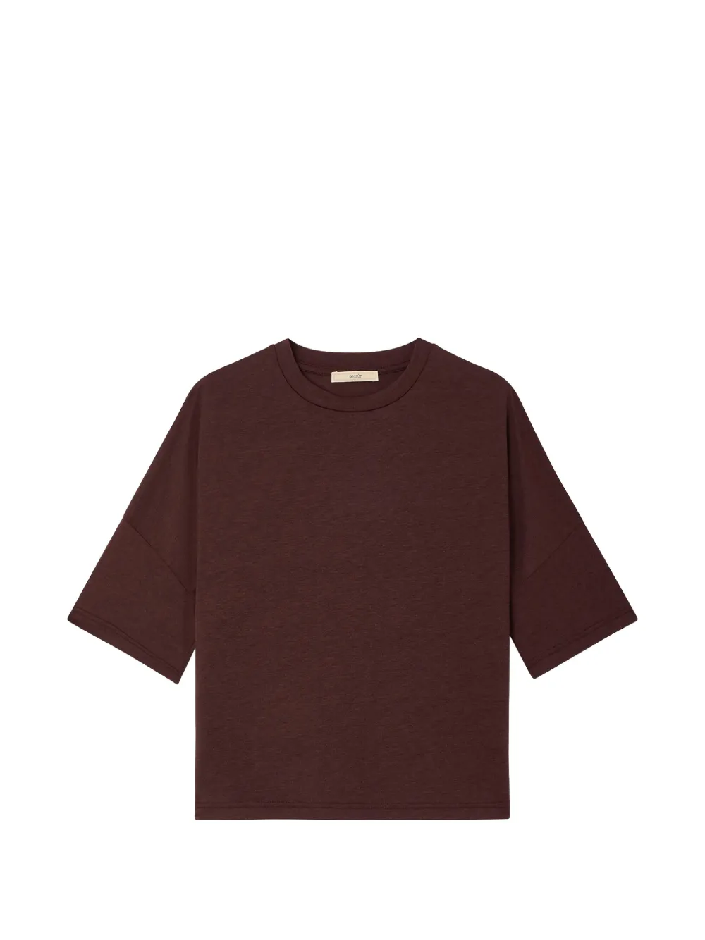 Sessùn Dorel dropped-shoulder crew-neck T-shirt - Braun