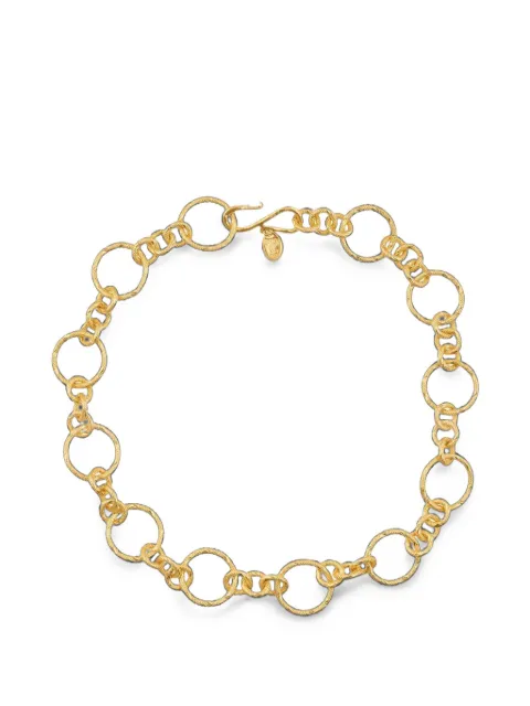 Sylvia Toledano Saturn brass necklace