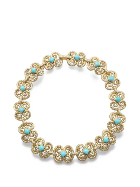 David Webb Scroll turquoise necklace