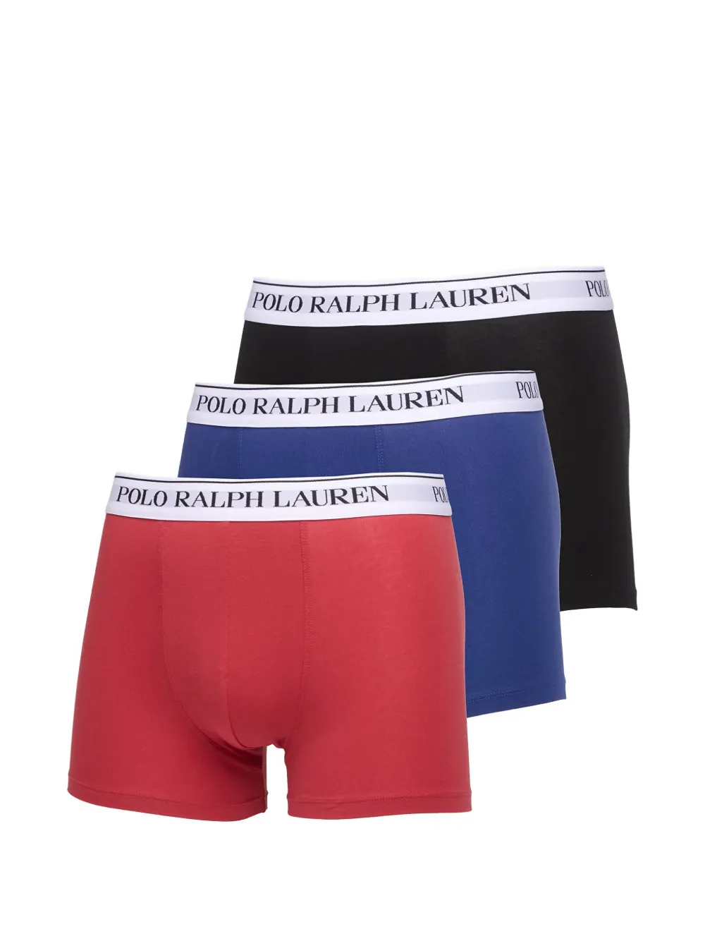 Polo Ralph Lauren logo-waistband briefs (set of three) - Rot