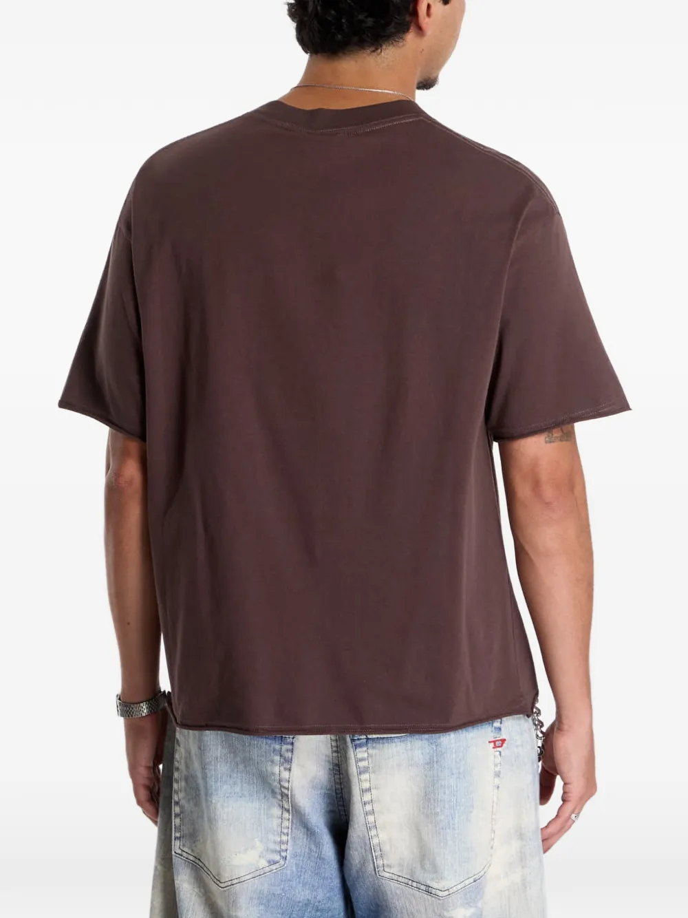 UMBRO x Slam Jam logo-print cotton T-shirt Bruin