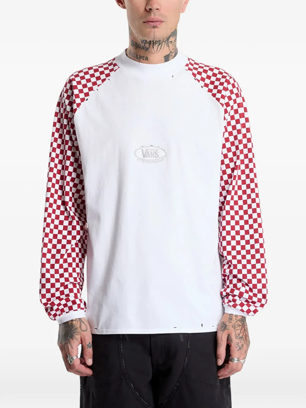 Vans A.O.D. by Slam Jam Racing long-sleeve T-shirt Wit