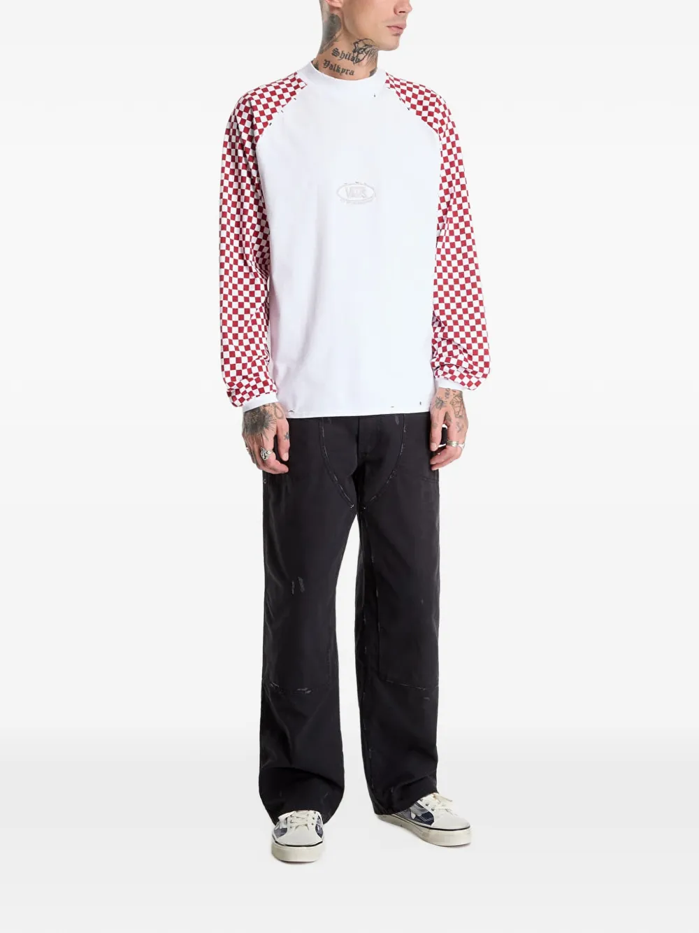 Vans A.O.D. by Slam Jam Racing long-sleeve T-shirt Wit