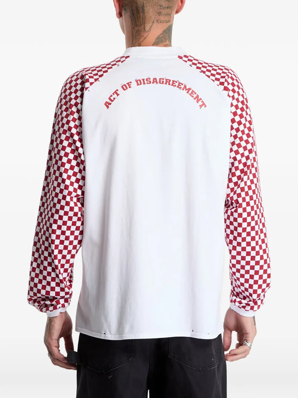 Vans A.O.D. by Slam Jam Racing long-sleeve T-shirt Wit