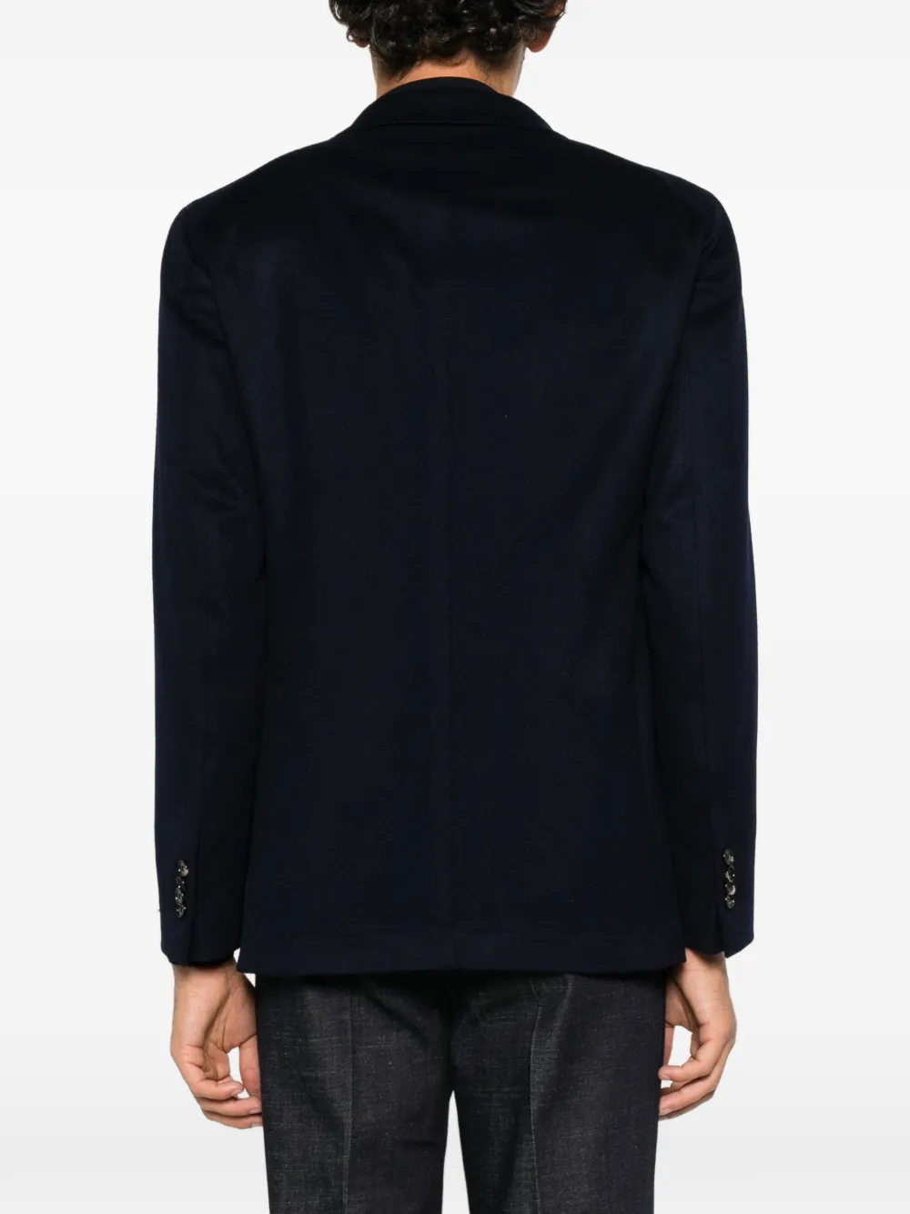 Tagliatore single-breasted notch-lapel blazer Blauw