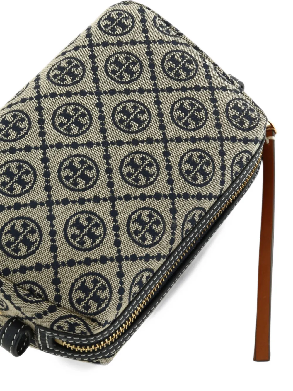 Tory Burch Romy T monogram soft crossbody bag Beige