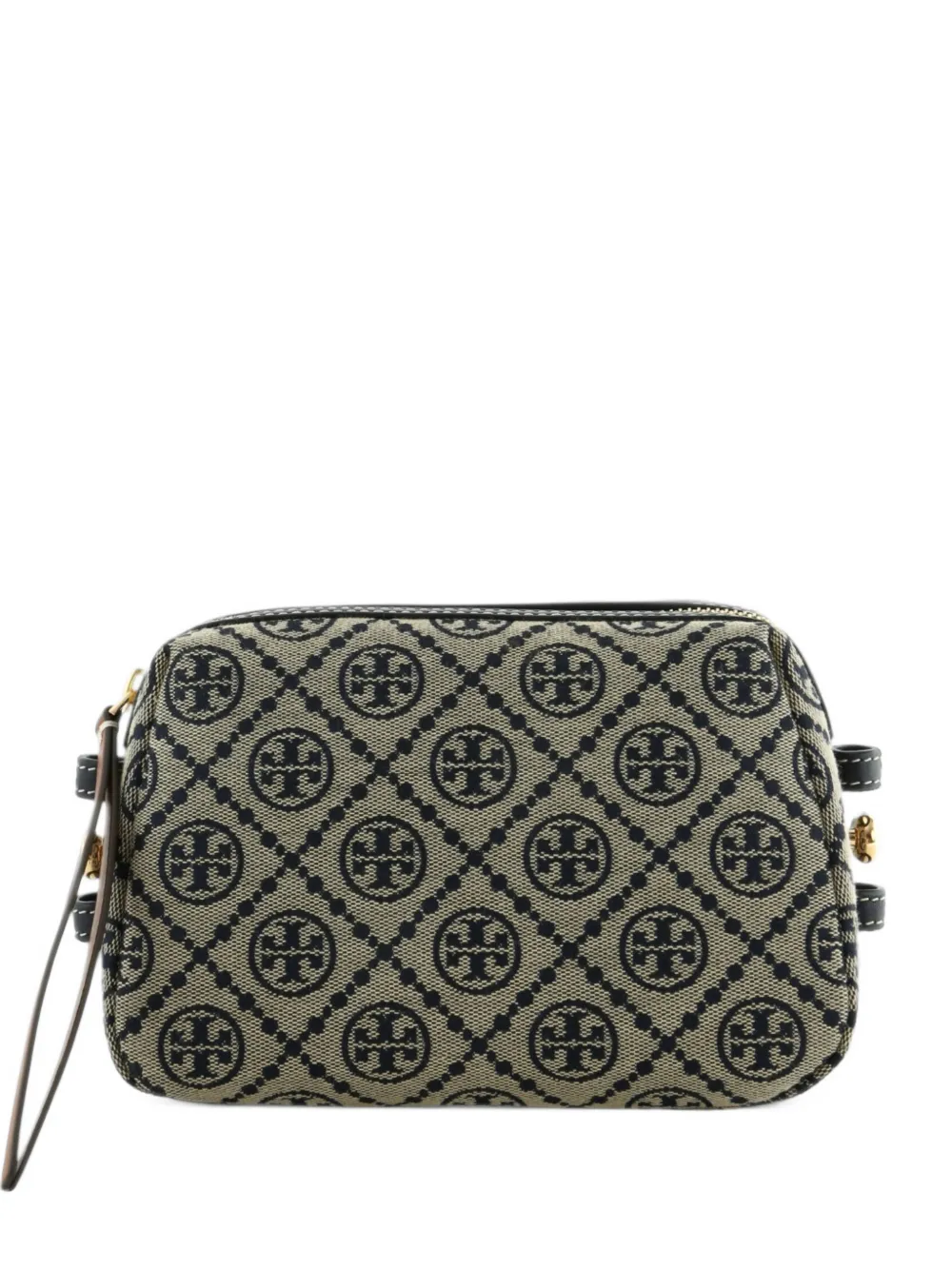Tory Burch Romy T monogram soft crossbody bag Beige