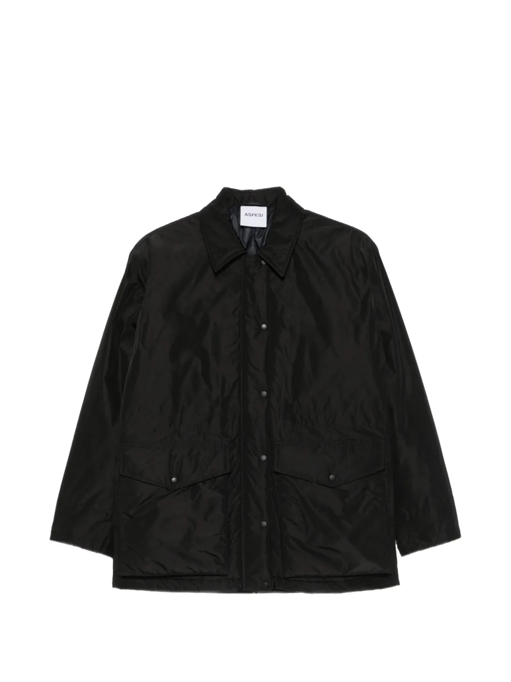 ASPESI flap-pocket padded jacket - Schwarz