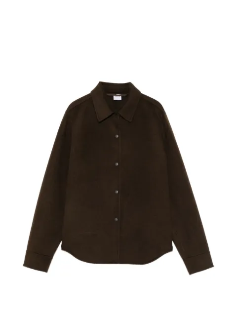 ASPESI press-stud felted-texture shirt