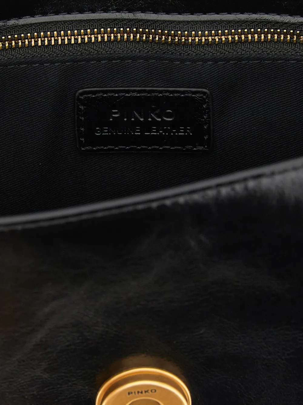 PINKO Love One mini shoulder bag Zwart