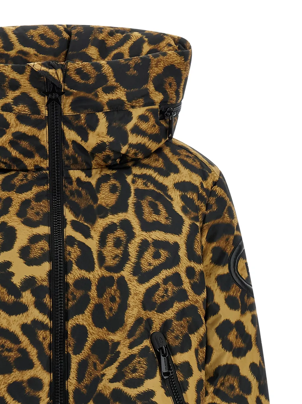 Goldbergh Pantera leopard-print ski jacket Bruin