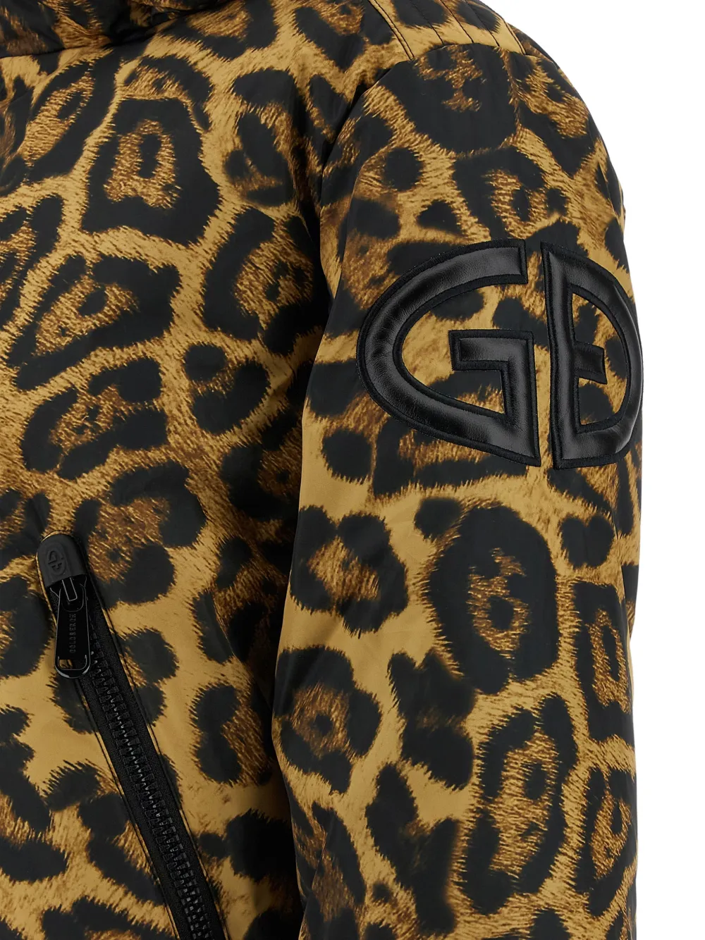 Goldbergh Pantera leopard-print ski jacket Bruin