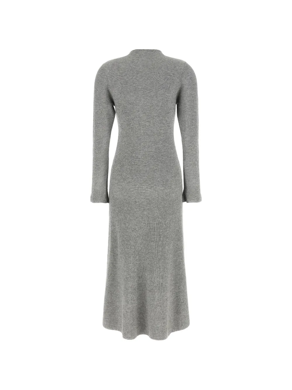 Fabiana Filippi ribbed-knit flared midi dress Grijs