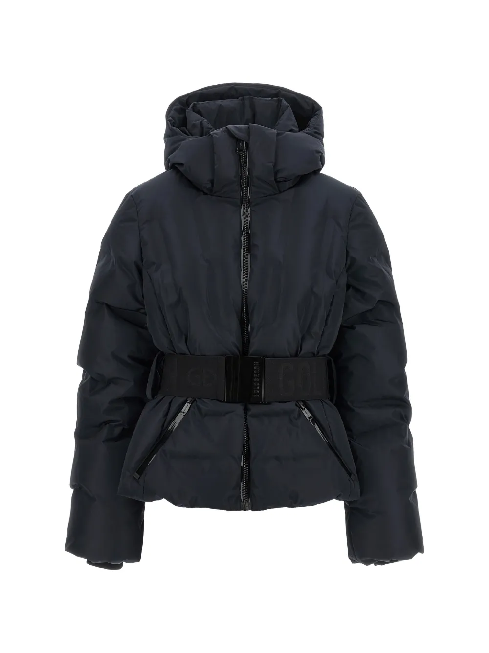 Goldbergh Umi belted quilted ski jacket Zwart