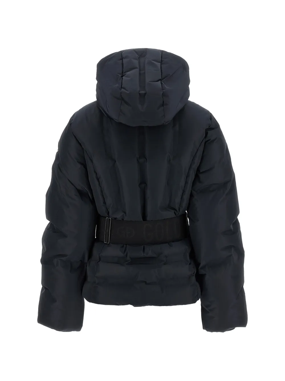 Goldbergh Umi belted quilted ski jacket Zwart