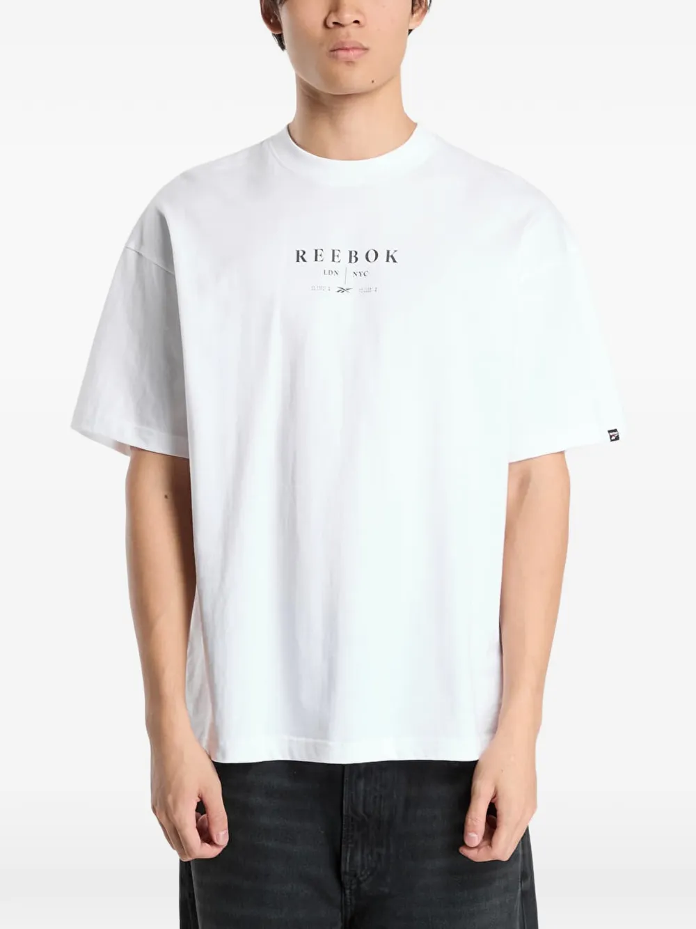Reebok International logo-print T-shirt Wit