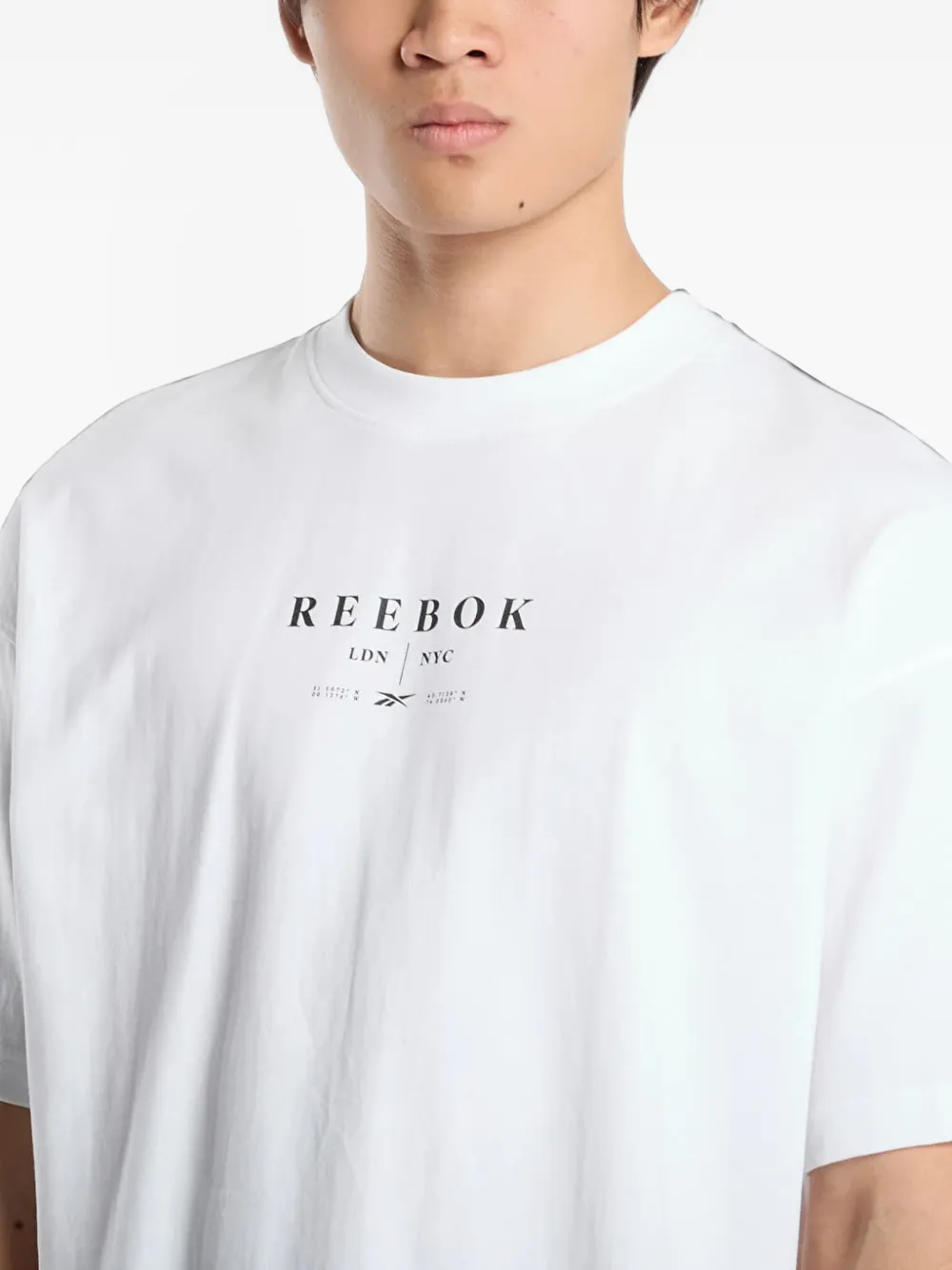 Reebok International logo-print T-shirt Wit
