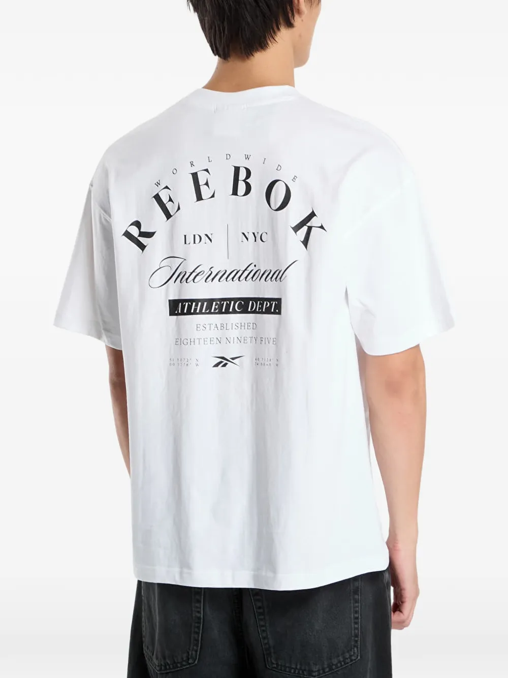 Reebok International logo-print T-shirt Wit