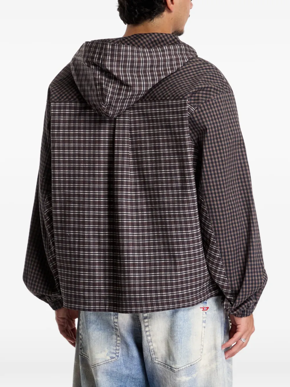 UMBRO plaid hooded jacket Bruin