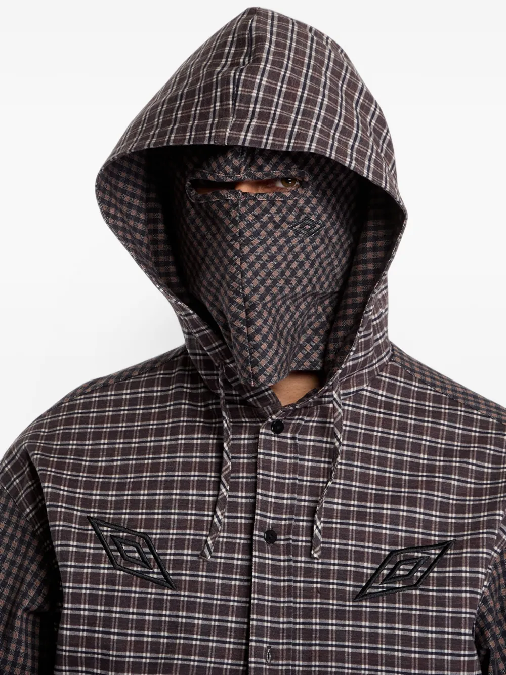 UMBRO plaid hooded jacket Bruin