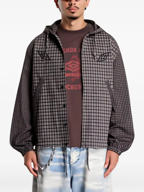 UMBRO plaid hooded jacket