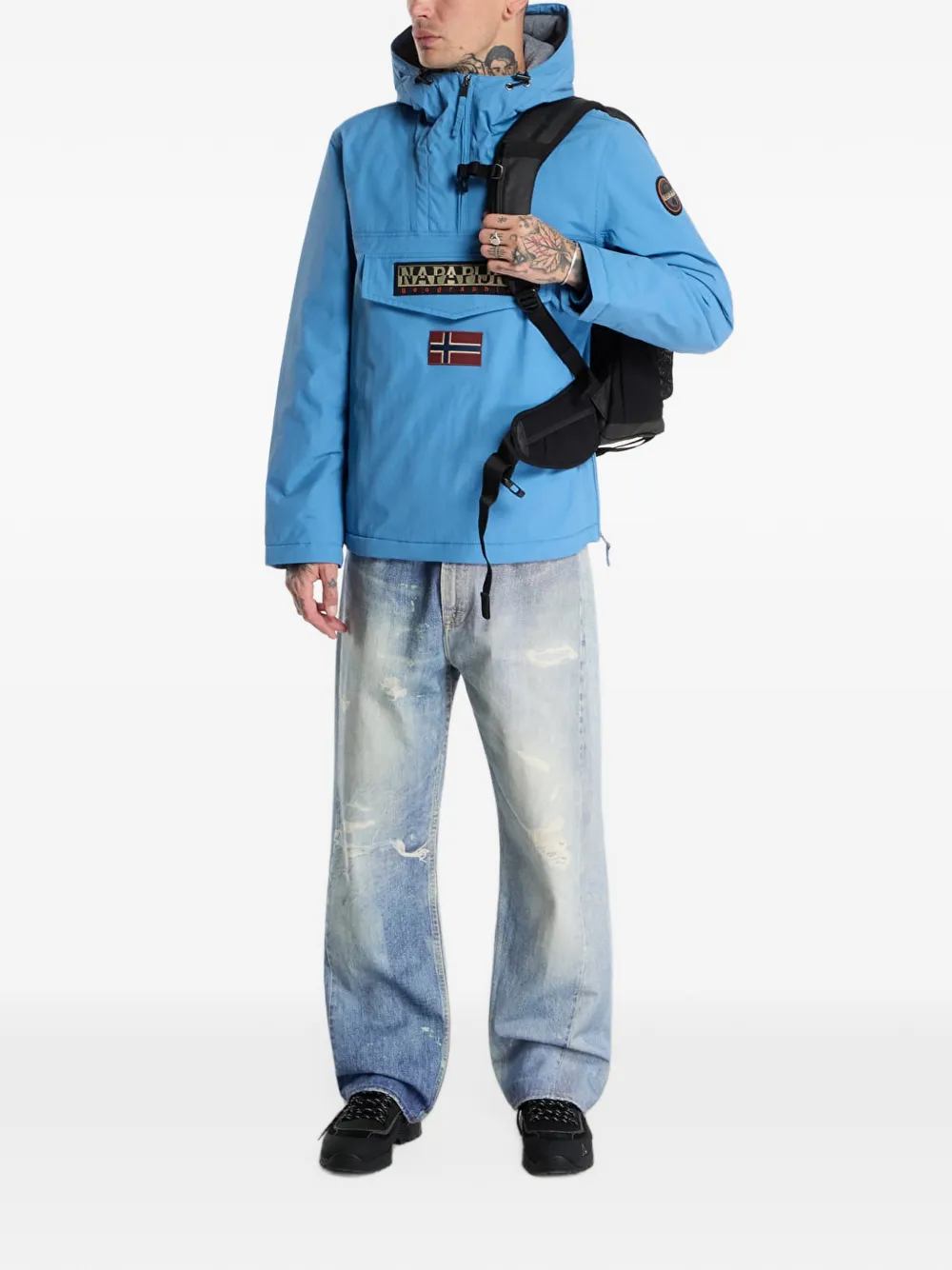 Napapijri Rainforest Winter hooded jacket Blauw