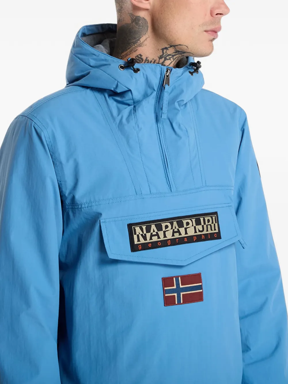 Napapijri Rainforest Winter hooded jacket Blauw