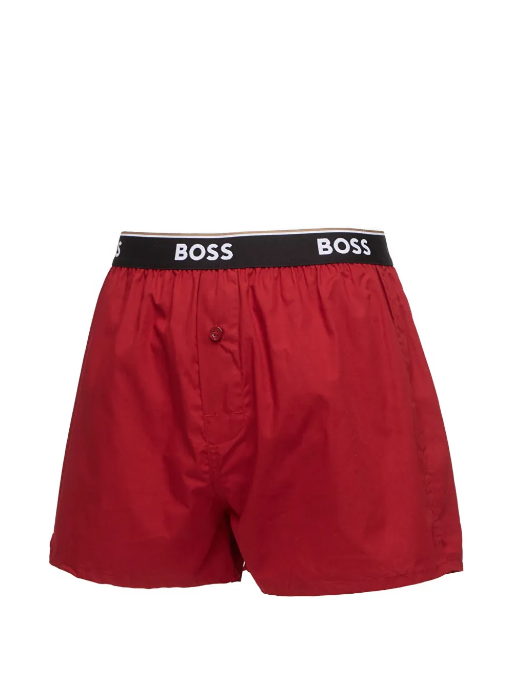 HUGO Two-pack cotton pyjama shorts Zwart
