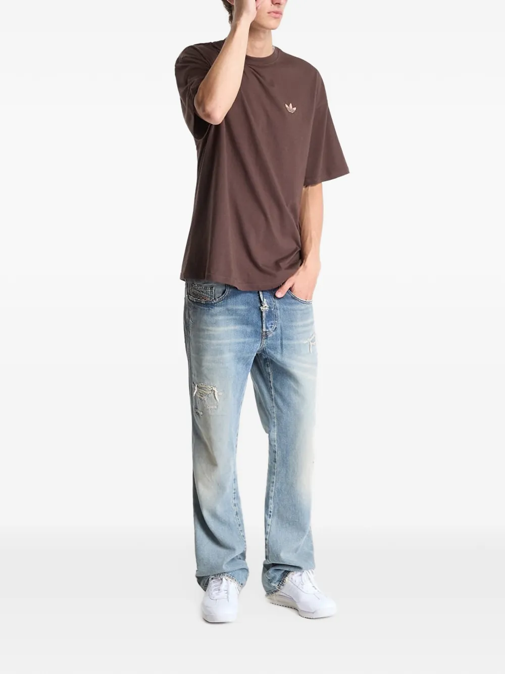 adidas Paris GFX T-shirt Bruin