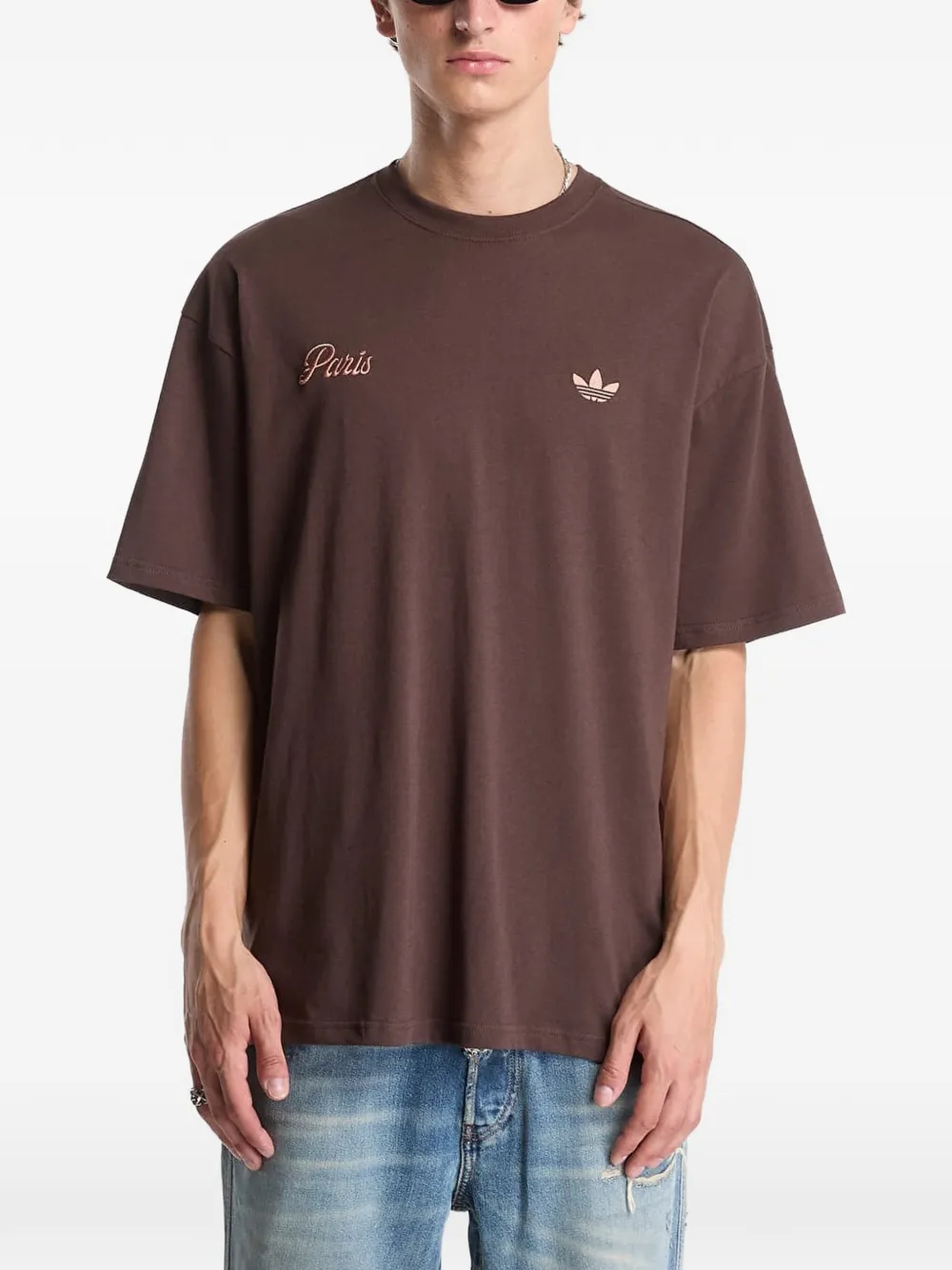 adidas Paris GFX T-shirt Bruin