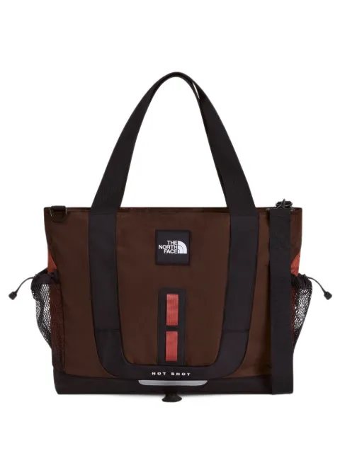 The North Face Hot Shot tote 23L bag brown black red