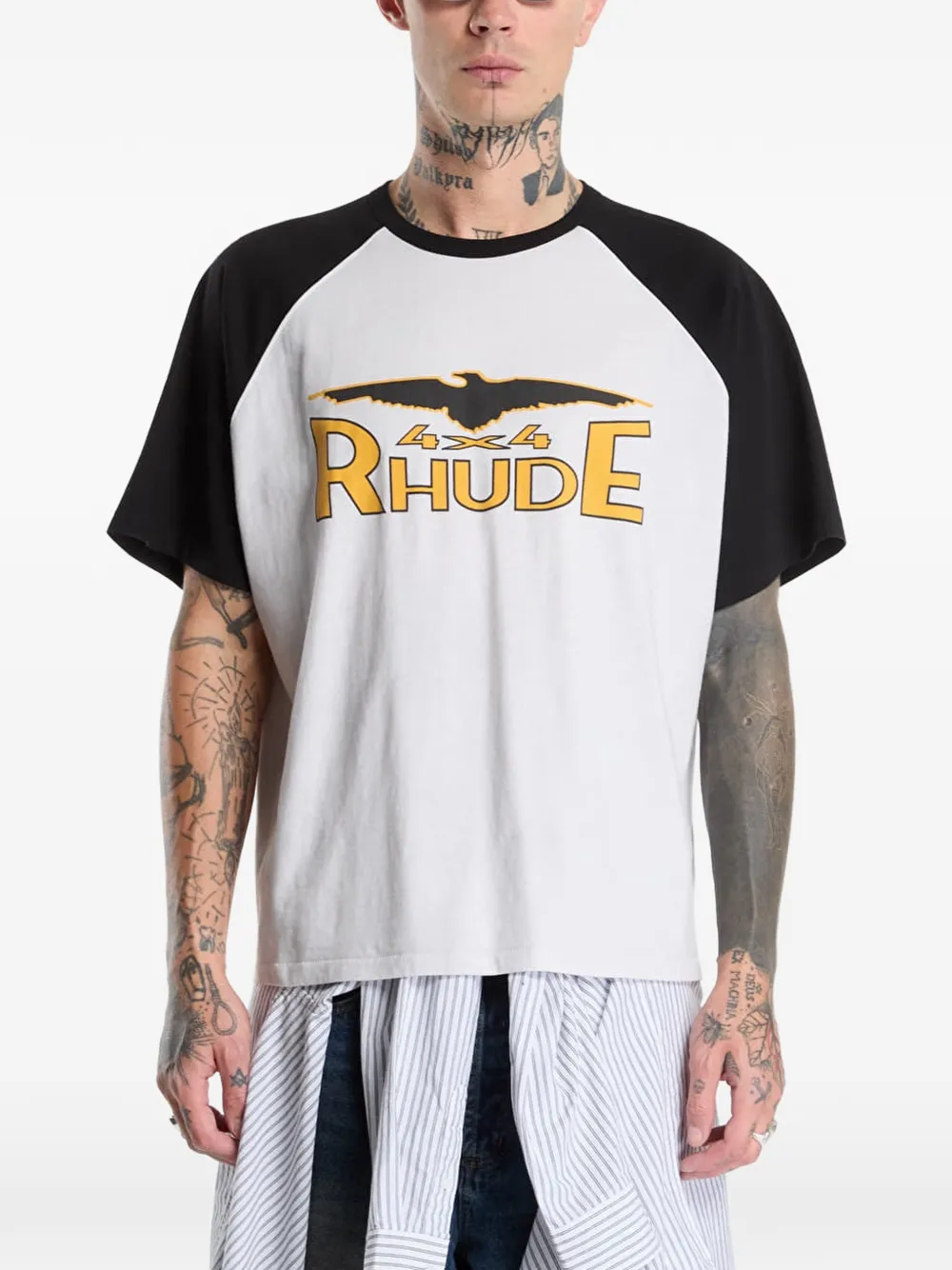 RHUDE logo-detail T-shirt - Bianco