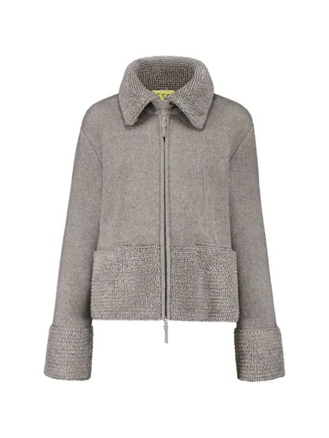 Ftc bouclé-knit zipped cardigan
