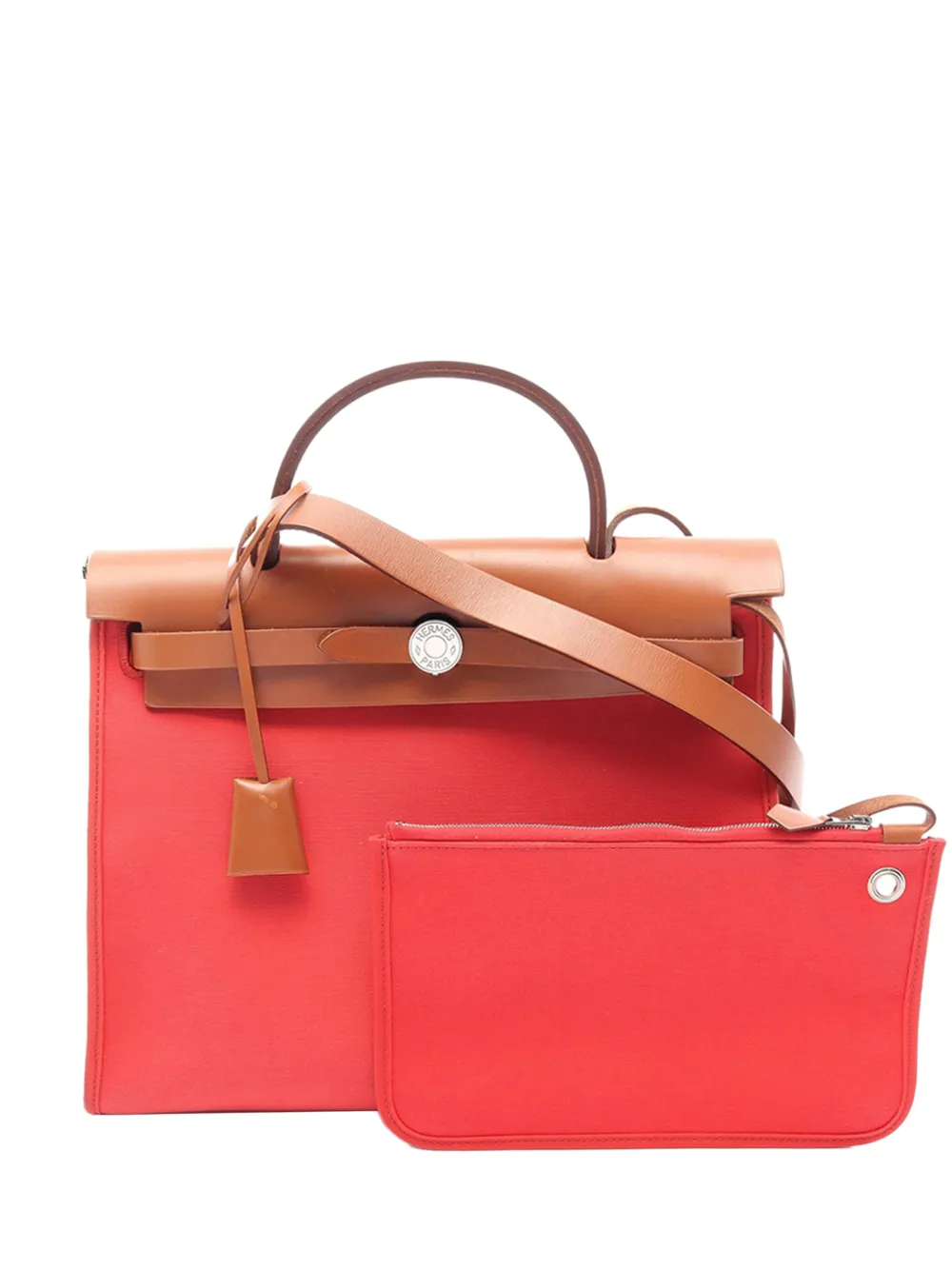 Hermès Pre-Owned 2019 Toile Herbag Zip 31 satchel - Rosa