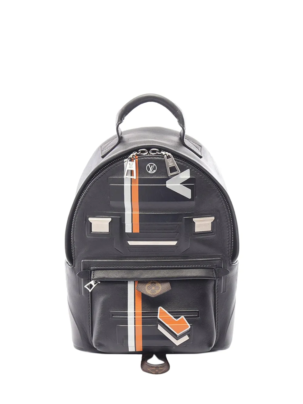 Louis Vuitton Pre-Owned 2017 Calfskin Palm Springs PM backpack - Schwarz