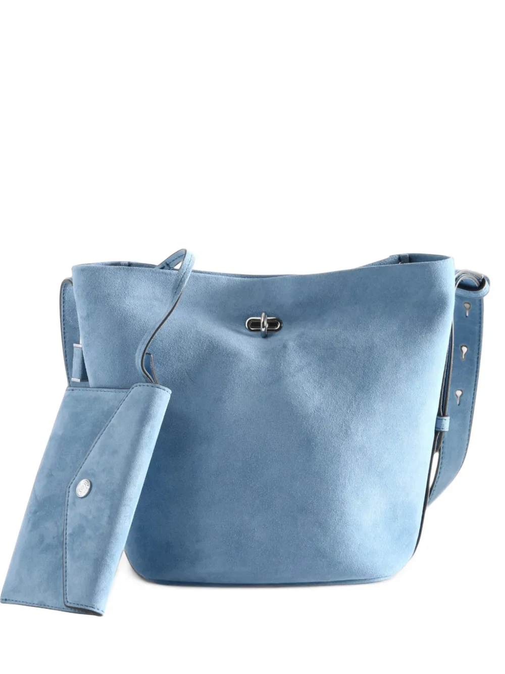 Tory Burch Mittelgroße Lock Slim Beuteltasche - Blau
