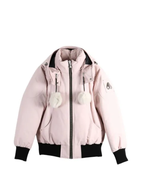 Moose Knuckles Debbie pom-pom hooded jacket