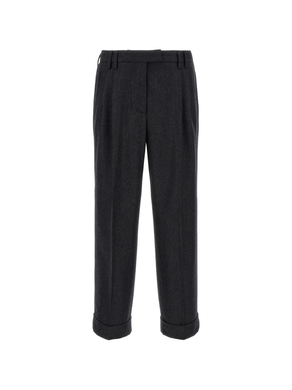Alberto Biani Albertino pinstriped wool trousers - Grey