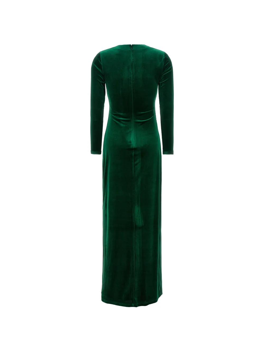 Lauren Ralph Lauren Asymmetrische maxi-jurk met ruches Groen