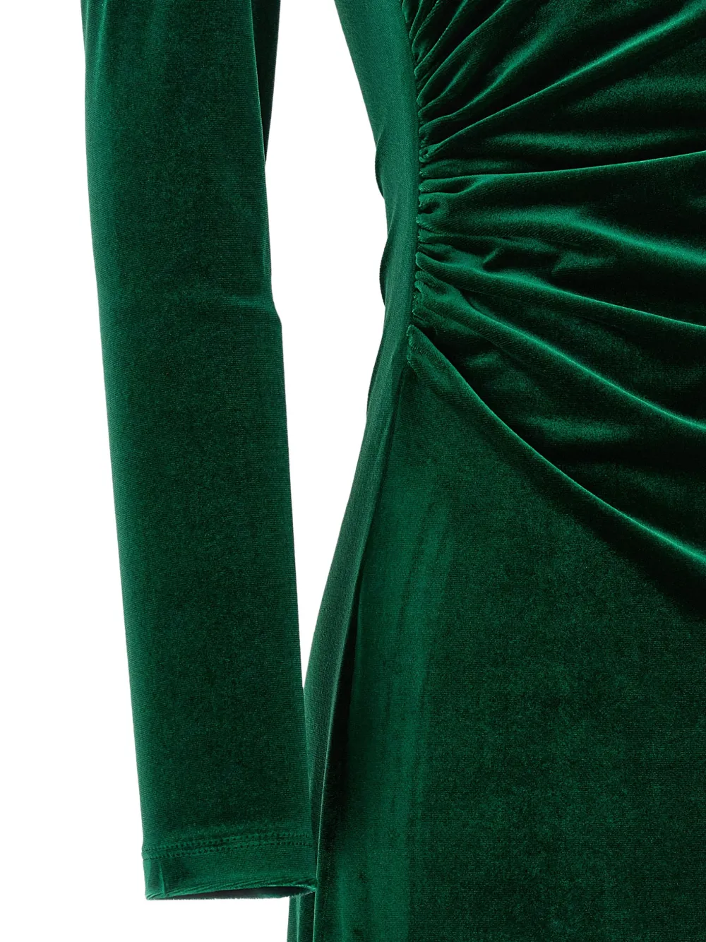 Lauren Ralph Lauren Asymmetrische maxi-jurk met ruches Groen