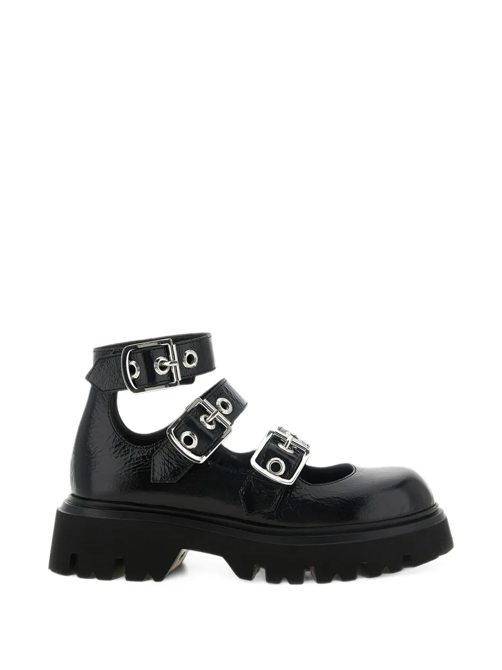Vivienne Westwood Bacchus three-strap Mary Jane - Black