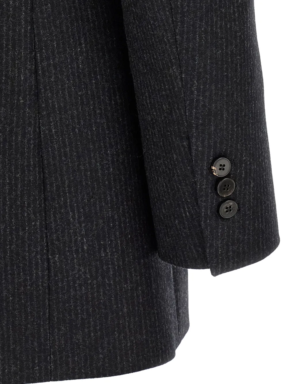 Alberto Biani America wollen blazer met krijtstreep Grijs