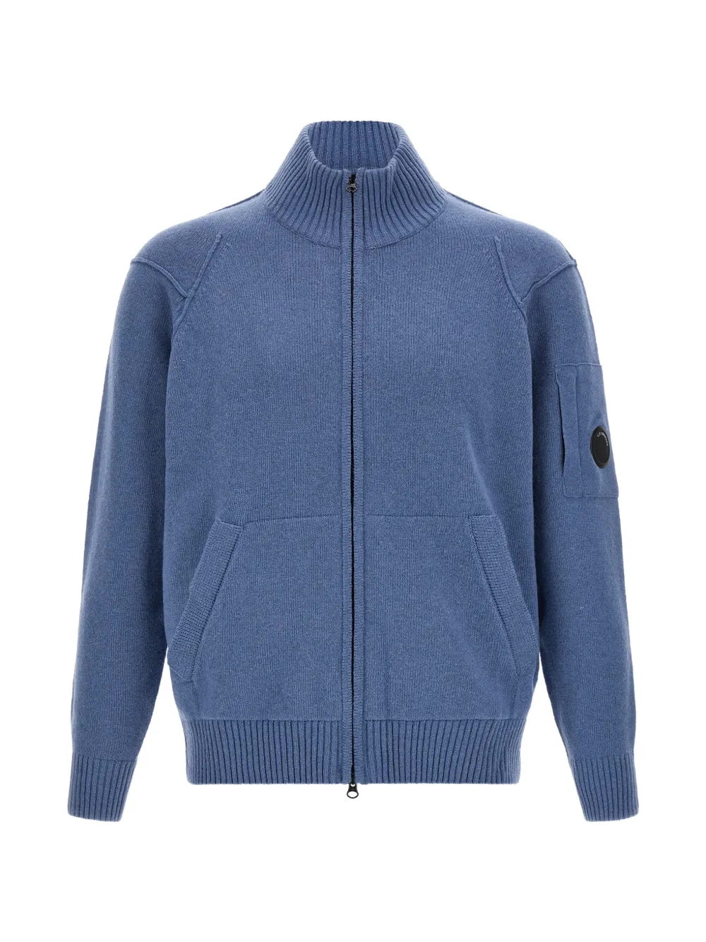 C.P. Company lens zip-up cardigan - Blue